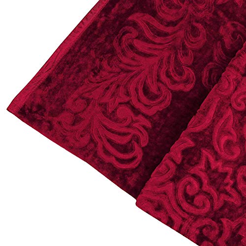 Cloth Fusion Celerrio Mink Double Bed Blanket for Winter- Maroon - Image 2