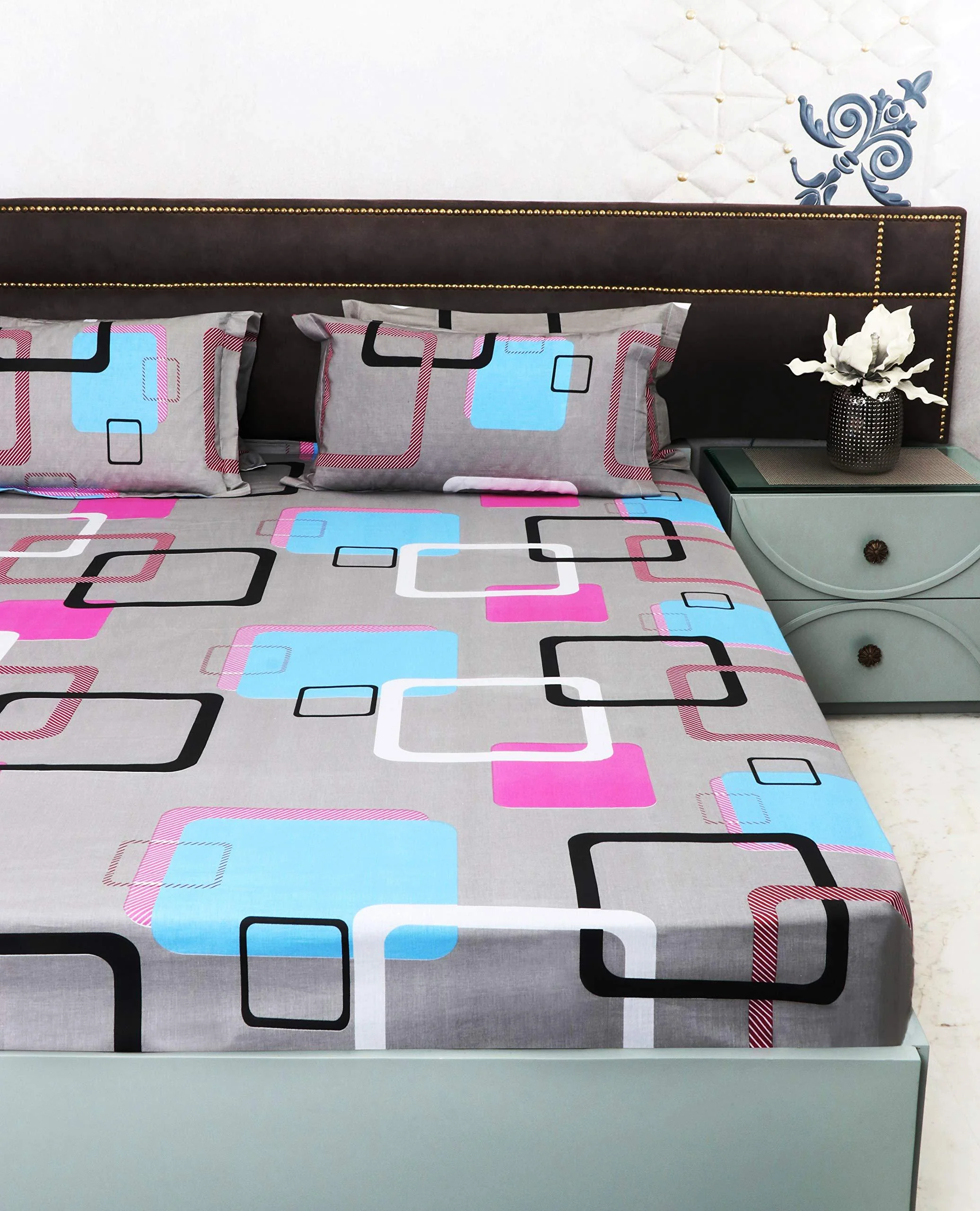 Cottington Lane Bed Sheet for Double Bed with 2 Pillow Cover - Image 6