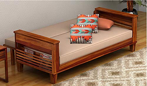 Craftatoz Sheesham Wood 2 Seater Sofa Set Furniture for Living Room | Wenge Finish - Image 3