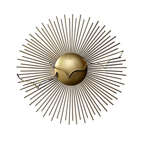 Craftter Metal Wall Hanging Sculpture (55 x 55 inch, Gold) - Image 3