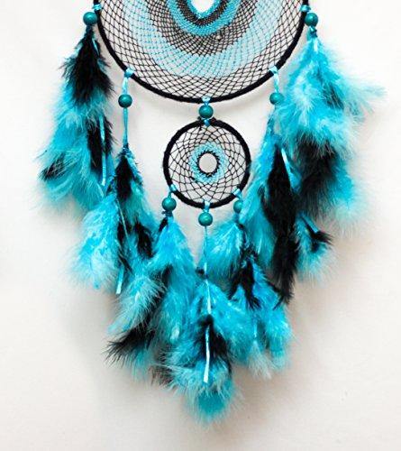 Daedal dream catchers - Intricate Web Design(Blue and Black) - Image 2