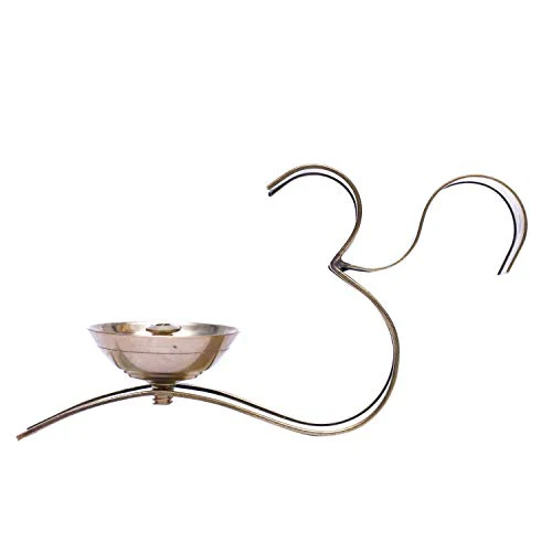 Datalact India Decorate Brass Gold OM DiyaPack of 1 - Image 3