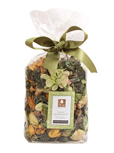 Deco aro Natural Dried Flowers Leaves Seeds Wooden Flakes Natural Potpourri (Yellow Green) - Image 4