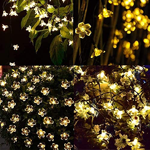 20 Flower LED Curtain String Window Lights - Image 2