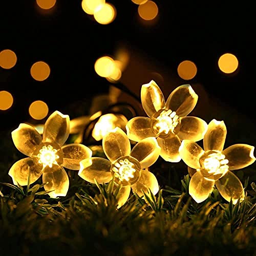20 Flower LED Curtain String Window Lights - Image 3