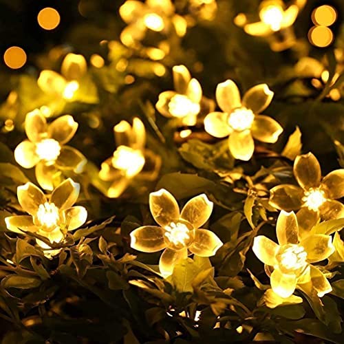 20 Flower LED Curtain String Window Lights - Image 4