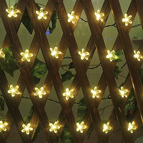 20 Flower LED Curtain String Window Lights - Image 5