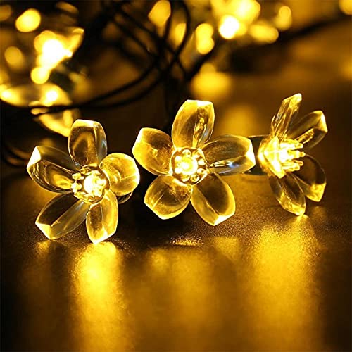 20 Flower LED Curtain String Window Lights - Image 6
