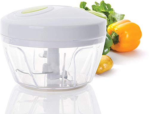Dewberries Plastic Handy Dori Chopper with 3 Blades (White Color) - 450 ML - Image 4
