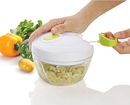 Dewberries Plastic Handy Dori Chopper with 3 Blades (White Color) - 450 ML - Image 5