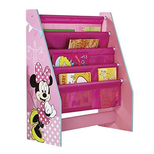 Disney Wooden Minnie Mouse Sling Bookcase, Pink