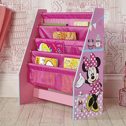 Disney Wooden Minnie Mouse Sling Bookcase, Pink - Image 3