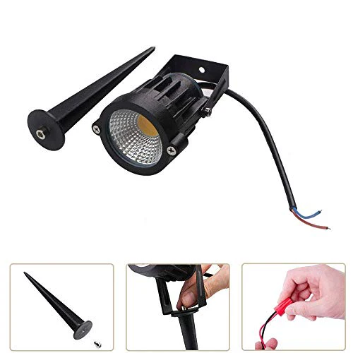 DMT™ 3 Watt Red Waterproof Spike LED Garden Light For Outdoor Purposes (Pack of 2) - Image 5