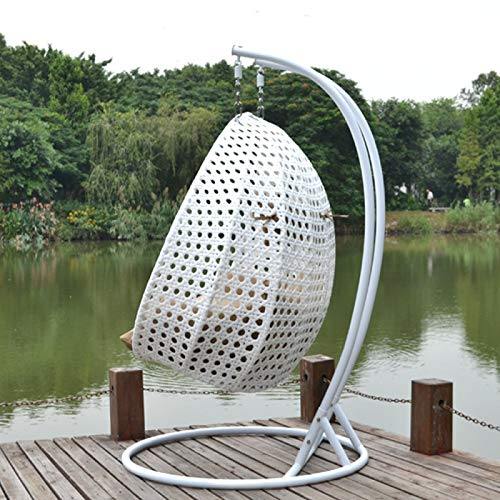Double Swing Basket Chair with Curve Stand for Kid's and Adult - Image 4