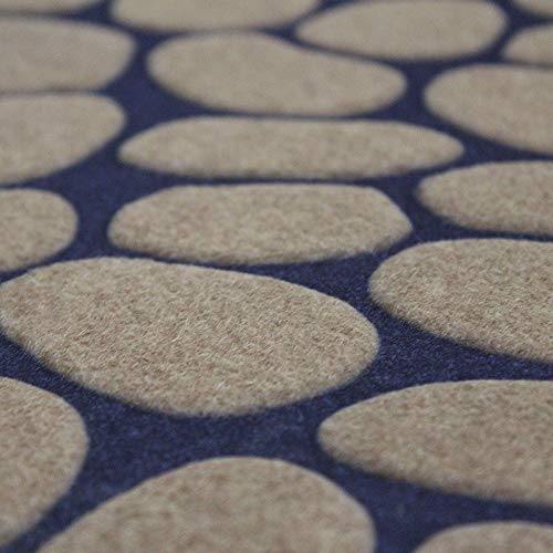 Ebasics | Glorious Super Slim Carbon Rubber Abstract Designer | Anti Slip Doormat (Grey) - Image 3
