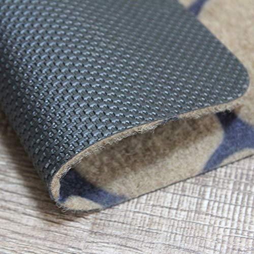 Ebasics | Glorious Super Slim Carbon Rubber Abstract Designer | Anti Slip Doormat (Grey) - Image 4