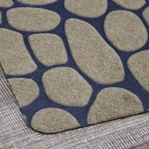 Ebasics | Glorious Super Slim Carbon Rubber Abstract Designer | Anti Slip Doormat (Grey) - Image 5