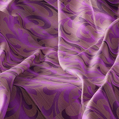 ECOTEX Polyester Curtain for Door, Wine 7 feet, Set of 2 - Image 5