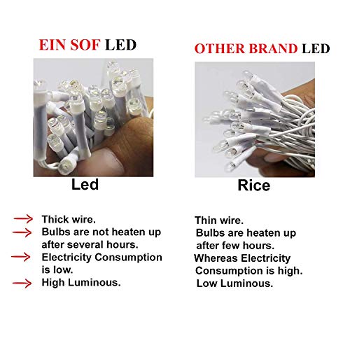 Ein Sof 36 LED Bulbs String Light for Diwali, Flameless & Smokeless LED Lights for Any Festival/Diwali/Christmas/Events/Home Decoration (Yellow Light, 15m) - Image 4