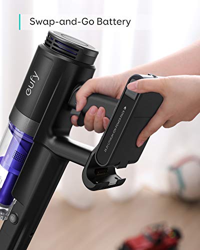 Eufy by Anker HomeVac S11 Go Lightweight Cordless 120AW Suction Power Stick-Vacuum Cleaner with Detachable Battery (Black, Deep Clean Carpet to Hard Floor) - Image 6