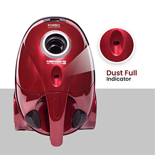 Eureka Forbes Quick Clean DX 1200-Watt Vacuum Cleaner for Home with Free Reusable dust Bag (Red) - Image 6
