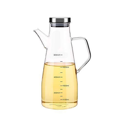 Femora Borosilicate Glass Oil Bottle with Handle, 650Ml, Clear - Image 3