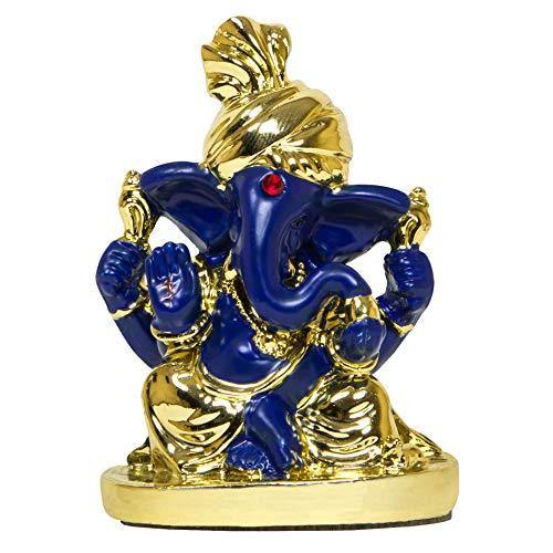 Gold Plated Ganesh Statue for car Dashboard - Image 6