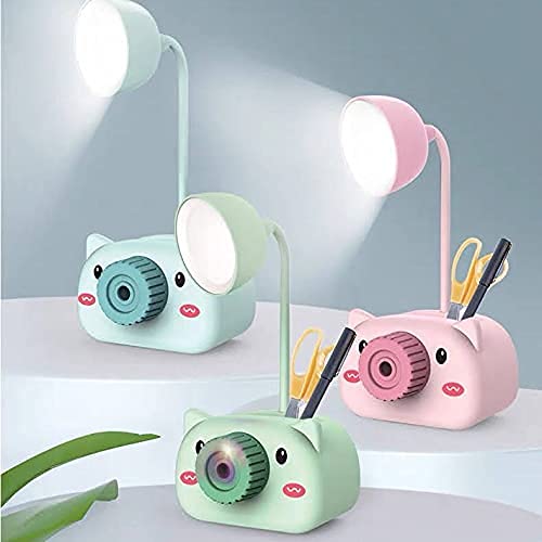 Goel HANDICRAFTS Rechargeable LED Touch On/Off Switch Desk Lamp Children Eye Protection Student Study Reading Dimmer Rechargeable Led Table Lamps USB Charging Touch _ Pack of 1 Multicolor