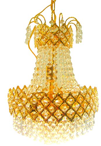 gojanta Glass Decorative Pendant Ceiling lamp (Gold, Standard)