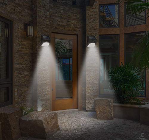 Groeien® Waterproof Bright Solar Wireless Security Motion Sensor 20 LED Night Light for Outdoor/Garden Wall (Black)(pack of 4) - Image 2