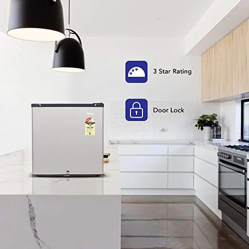 Haier 52 L 3 Star ( 2019 ) Direct Cool Single Door Refrigerator(HR-62VS, Silver) - Image 6