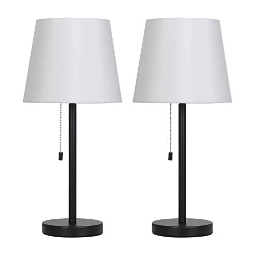 HAITRAL Plastic Table Lamp, Set of 2 - Image 2
