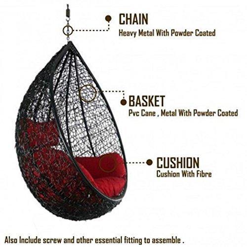 Carry Bird Swing Chair with Stand, Cushion & Hook - Image 4