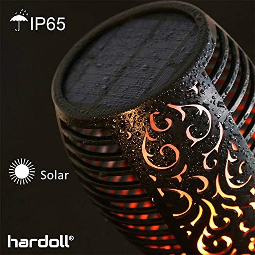 Hardoll Solar Lights for Home Waterproof Flickering Flames Torches Outdoor Landscape Lights for Decoration for Garden (Pack of 1) - Image 4