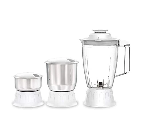 Havells Rigo 500 Watt Juicer Mixer Grinder with 3 Jar (White & Light Blue) - Image 5