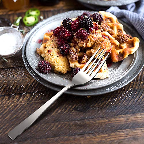 Hiware 12-piece Dinner Forks Set, 8 Inches, Extra-Fine Stainless Steel - Image 6
