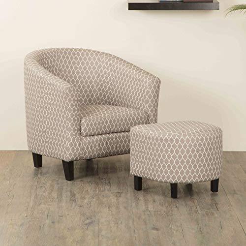 Home Centre Accent Chair with Ottoman