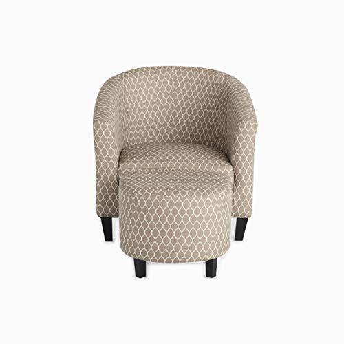 Home Centre Accent Chair with Ottoman - Image 6