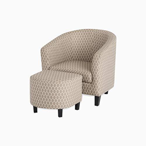 Home Centre Accent Chair with Ottoman - Image 8