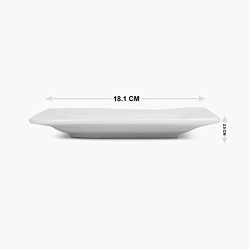 Home Centre Alamode Ripple Side Plate - 7 Inch - White - Image 4