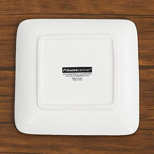 Home Centre Alora-Fiore Floral Print Square-Shaped Appetizer Plate - Multicolour - Image 4