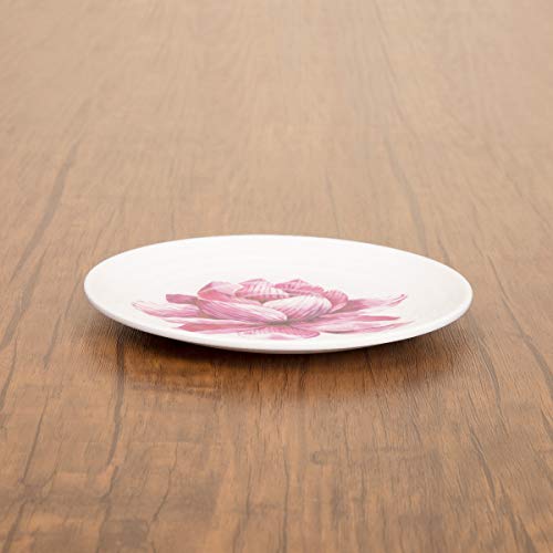 Home Centre Alora-Malia Floral Print Side Plate - Purple - Image 3