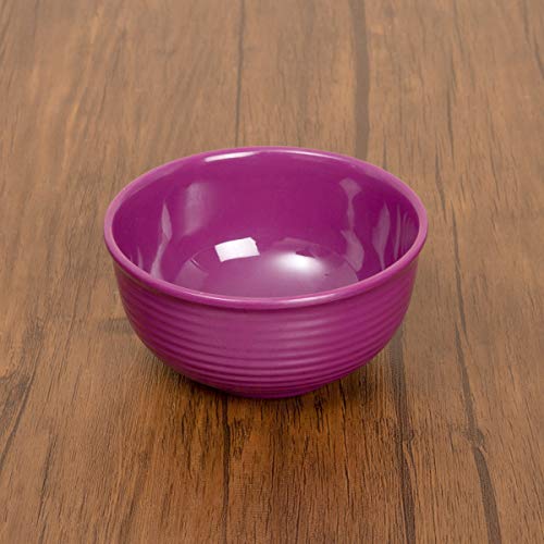 Home Centre Alora-Malia Textured Curry Bowl - Purple - Image 5