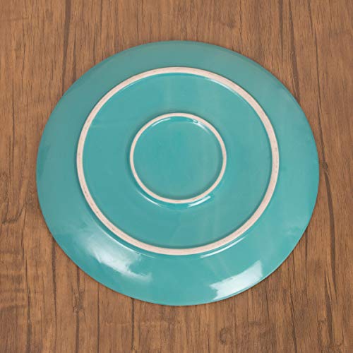 Home Centre Colour Connect Textured Dinner Plate - Blue - Image 3