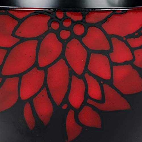 Home Centre Dahlia Stoneware Bowl - Black - Image 5