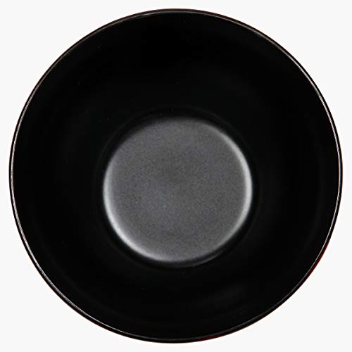 Home Centre Dahlia Stoneware Bowl - Black - Image 7