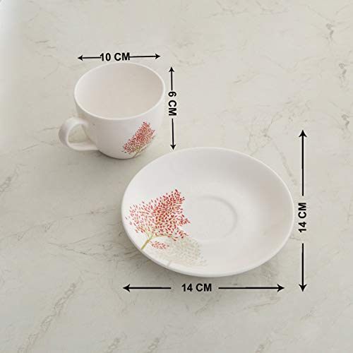Home Centre Lucas Hipo Printed Tea Cup and Saucer - Image 3