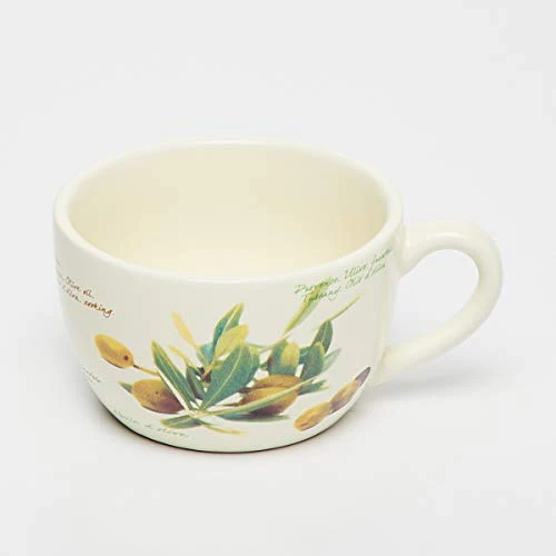 Home Centre Malvina Printed Tea Set - 1 Cup and 1 Saucer - Beige - Image 5