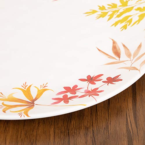 Home Centre Meadows-Malva Printed Dinner Plate - Multicolour - Image 2