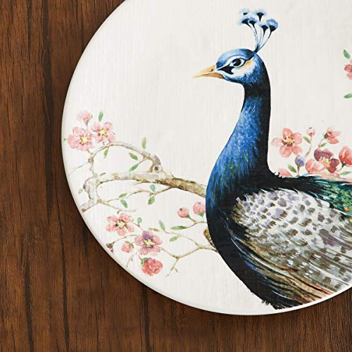 Home Centre Moksha Peacock Print Side Plate - Image 4